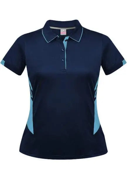 Aussie Pacific Women's Tasman Work Polo Shirt 2311 Navy - Simply Scrubs Australia